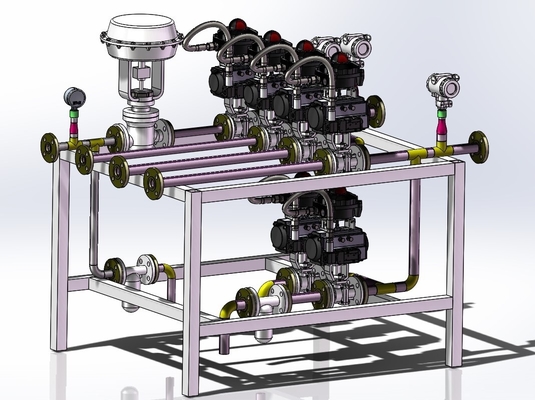 蒸気弁のオペレーティング システム プロセス スキッドによって取付けられる装置