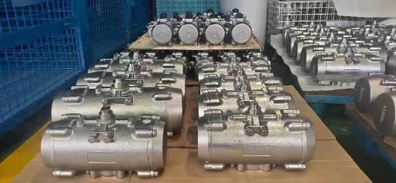 パイプラインバルブの気圧アクチュエータ 双作用海上制御モード ピニオンアクチュエータ 316SS 304SS 材料で製造