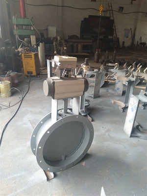 パネウマティックバタフライダムパー 丸型高温産業用バタフライダムパー