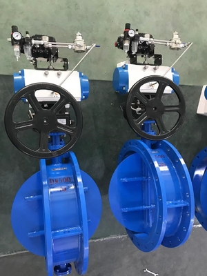 パネウマティックバタフライダムパー 丸型高温産業用バタフライダムパー