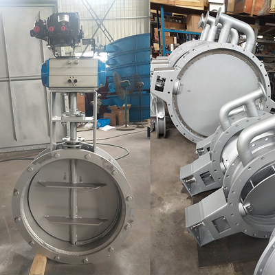 パネウマティックバタフライダムパー 丸型高温産業用バタフライダムパー