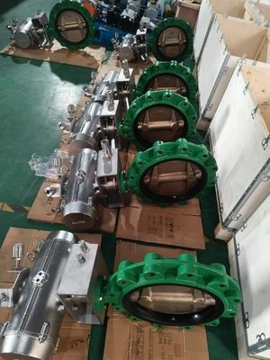 海洋の海水の掘削装置のための空気によって作動させる蝶弁316SS