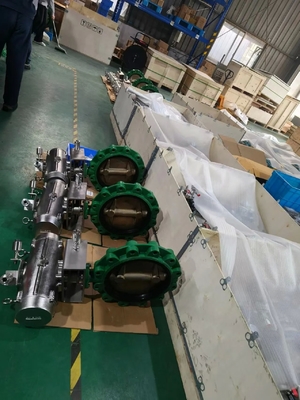 ローグ ブロンズ パンエマティック バターフライ バルブ EPDM シール