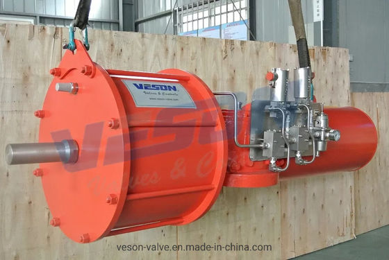 Heavy Duty Scotch Yoke Pneumatic Actuator for Oil & Gas Project Ball Valves with Spring Return