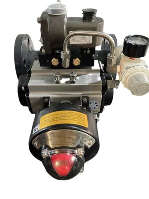 フレンズ端の高温工業用アクチュエートされたプラスチックボールバルブ