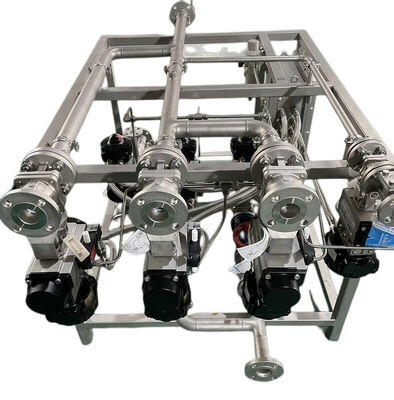 工業用 スキッドに搭載された設備 浮遊ボールバルブと流程スキッドのための直通型