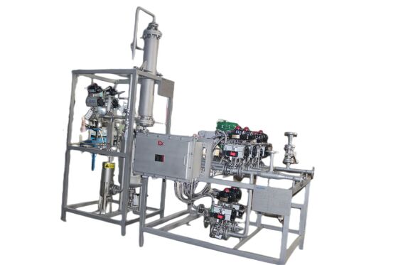 工業用 スキッドに搭載された設備 浮遊ボールバルブと流程スキッドのための直通型