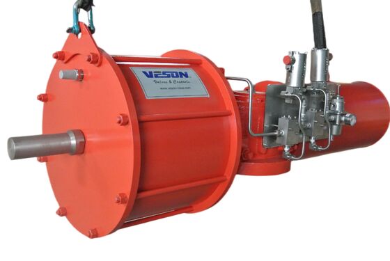 スプリングリターン単動ヘビーデューティースコッチヨーク式空気圧アクチュエータ（オンオフバルブ用）