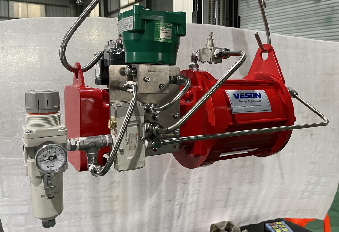 3 Position Pneumatic Actuator Offering Torque Range 10 to 500 Nm Designed for Performance in Industrial Automation Tasks