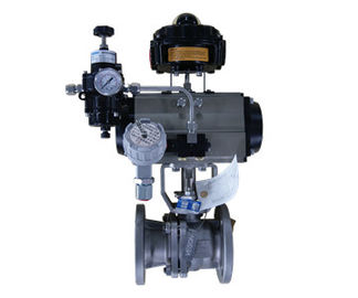 ISO 9001の空気の空気制御弁が付いている弁DN25-DN500を離れてで空気媒体に水をまいて下さい