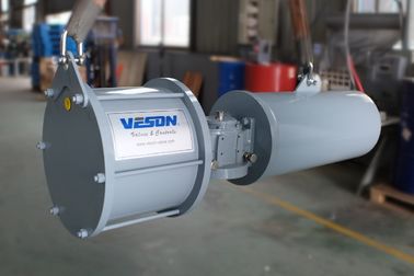 単動ばねのリターン スコットランドのヨークの空気アクチュエーター自動化された弁